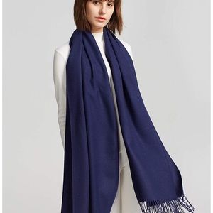 Navy Pashmina